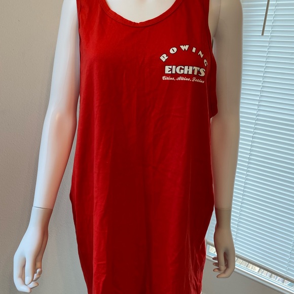 Vintage/Retro USA Olympic Brand Apparel NWT Men Red Tank SZ XL Rowing Eights - Picture 10 of 12